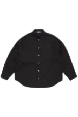 Acne Studios Skjorte, Herre, Sort, L, Bomuld, Casual Bomuldsskjorte i Forskellige Farver