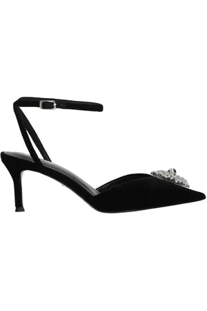Lola Cruz Sko, Dame, Sort, 39 EU, Læder, Perla Pump 65