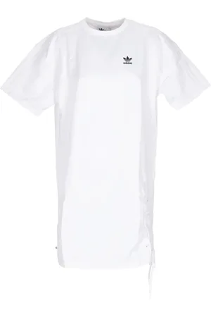 adidas Kjole, Dame, Hvid, L, Uld, Always Original Laced Tee Dress