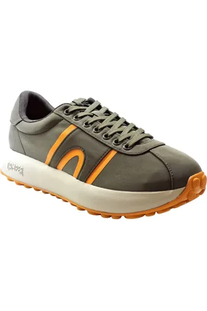 Camper Sko, Herre, Grøn, 40 EU, Uld, Stilfuld Elastisk Lycra Sko i Khaki
