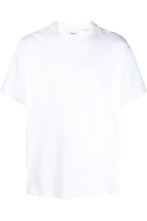 Burberry Top, Herre, Hvid, M, Bomuld, Raynerton T-Shirt