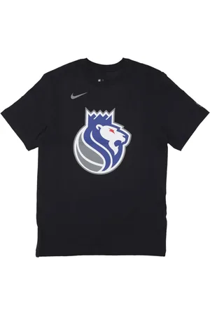 Nike Top, Herre, Sort, S, Bomuld, Sacramento Kings Logo Tee Sort
