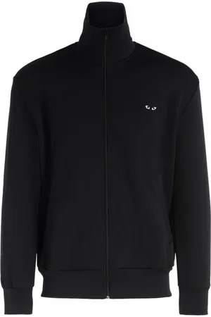 Comme des Garçons Sweathshirts & Hoodies, Herre, Sort, 2XL, Uld, Heart Zip Hoodie