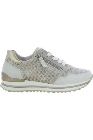 Gabor Sko, Dame, Grå, 40 EU, Læder, Dame Sneakers 66.528 Z5