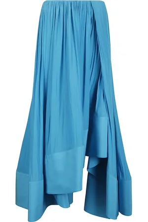 Lanvin Nederdel, Dame, Blå, M, Midi Nederdel