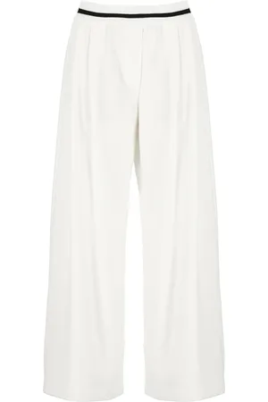 Brunello Cucinelli Bukser, Dame, Hvid, S, Bomuld, Palace Joggers