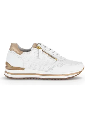 Gabor Sko, Dame, Hvid, 38 1/2 EU, Uld, Vienna Sneaker