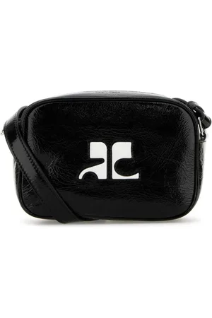 Courrèges Taske, Dame, Sort, ONE SIZE, Uld, Sort Skuldertaske Re-Edition