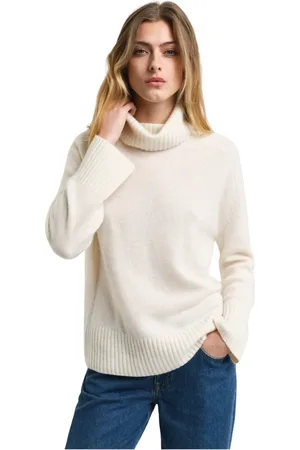 GANT Strik, Dame, , XL, Cashmere, Cashmere Turtleneck Sweater