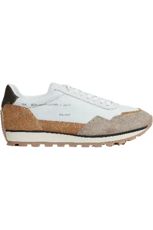 Hogan Sko, Herre, Hvid, 44 EU, Læder, Hvide Beige Ruskind Læder Løbesko