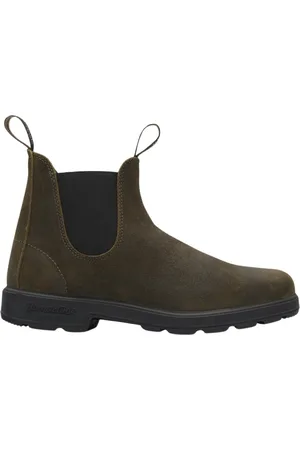 Blundstone Sko, Herre, Grøn, 44 EU, Læder, Chelsea Støvler