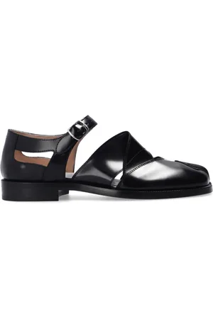 Maison Margiela Sko, Dame, Sort, 40 EU, Læder, Tabi lædersandaler
