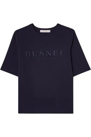 BUSNEL Top, Dame, Blå, M, Bomuld, Hanna T-shirt
