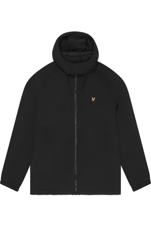 Lyle & Scott Jakke, Herre, Sort, XL, Uld, Vatteret Puffer Jakke