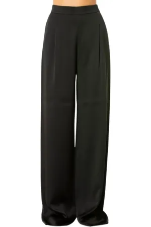 Max Mara Bukser, Dame, Sort, M, Wide Leg Bukser