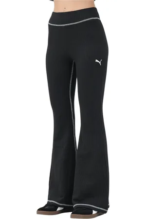 PUMA Bukser, Dame, Sort, M, Sort Teksturerede Leggings Dare To