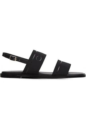Calvin Klein Sko, Dame, Sort, 36 EU, Læder, Læder Sandaler