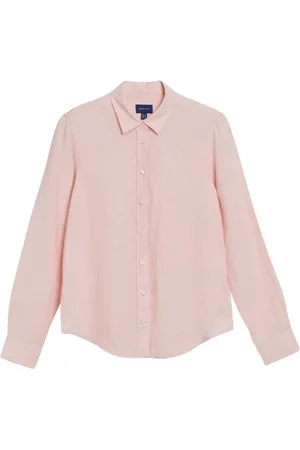 GANT Bluser & Skjorter, Dame, , S, Uld, Reg Linen Chambray Shirt