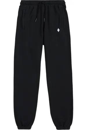MARCELO BURLON Bukser, Herre, Sort, XL, Uld, Moderigtige Sweatpants