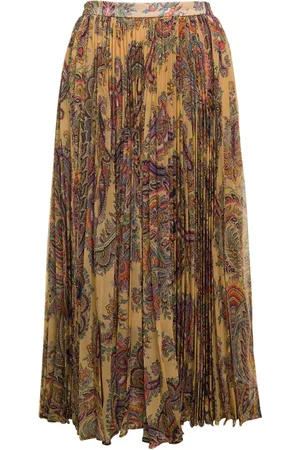 Etro Nederdel, Dame, Flerfarvet, XS, Polyester, Maxi Nederdel