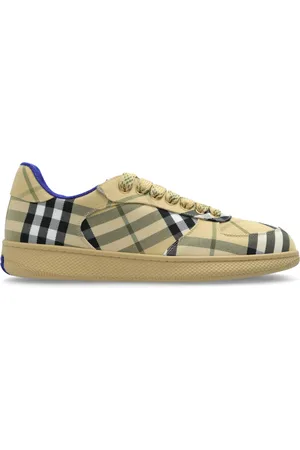 Burberry Sko, Herre, , 42 EU, Læder, Vintage Check Sneakers