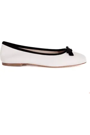 Casadei Sko, Dame, Hvid, 39 EU, Hvide balletflader