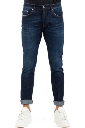 Dondup Jeans, Herre, Blå, W35, Bomuld, Slim-fit Jeans