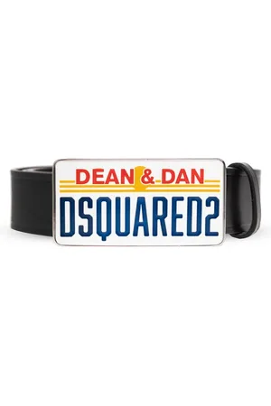 Dsquared2 Tilbehør, Herre, Sort, 90 CM, Læder, Læderbælte