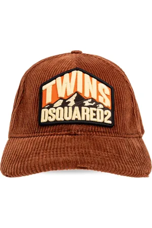 Dsquared2 Tilbehør, Herre, Brun, ONE SIZE, Bomuld, Baseball Cap