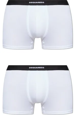 Dsquared2 Undertøj, Herre, Hvid, M, Bomuld, Two-pack boxershorts