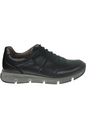 Gabor Sko, Herre, Sort, 48 EU, Læder, Læder Sneaker - Walking Shoe