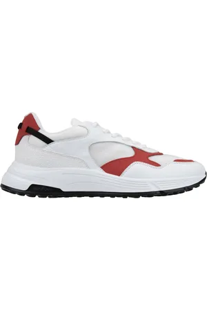 Hogan Sko, Herre, Hvid, 42 EU, Læder, Læderstof Sneakers