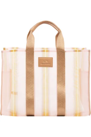 Armani Exchange Taske, Dame, Lyserød, ONE SIZE, Polyester, Multifarvet Logo Tote Taske