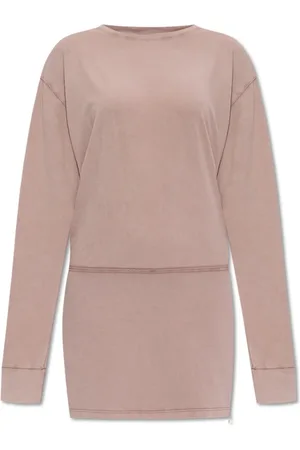 Dsquared2 Kjole, Dame, Lyserød, XS, Bomuld, Trykt kjole