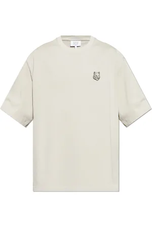 Maison Kitsuné Top, Herre, , L, Bomuld, Bold Fox Head Patch Oversize T-shirt