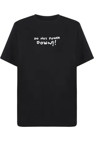 COPERNI Top, Dame, Sort, L, Bomuld, Power Down T-Shirt