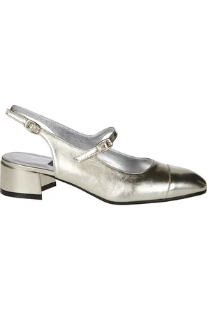 Carel Sko, Dame, Grå, 38 1/2 EU, Slingback 04 Pumps