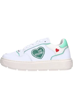 Moschino Sko, Dame, Hvid, 40 EU, Uld, Sneakers Hvid