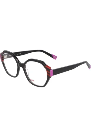 Etnia Barcelona Tilbehør, unisex, Sort, 49 MM, Unikt nutidigt brillestel Theia model