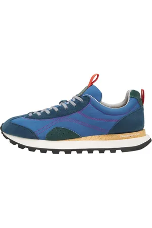 Flower Mountain Sko, Herre, Blå, 42 EU, Nylon, Sneakers i ruskind og teknisk stof