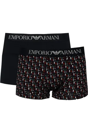 Emporio Armani Undertøj, Herre, Sort, S, Bomuld, Bottoms Sæt