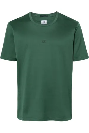 C.P. Company Top, Herre, Grøn, M, Bomuld, Light Jersey 70/2 T-Shirt