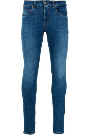 FAY Jeans, Herre, Blå, W32, Bomuld, Skinny Jeans