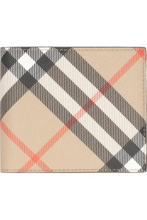 Burberry Tilbehør, Herre, , ONE SIZE, Bomuld, Belagt Canvas Tegnebog med Kortlommer