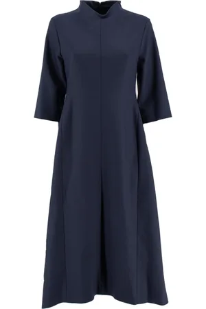 Fabiana Filippi Kjole, Dame, Blå, XS, Polyester, Maxikjole