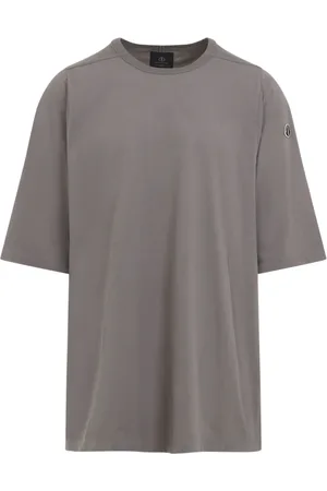 Moncler Top, Herre, Grå, S, Bomuld, Dust Crewneck T-Shirt