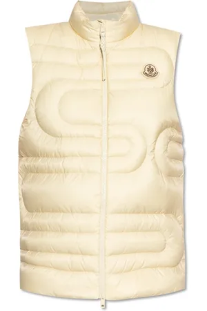 Moncler Jakke, Dame, Gul, S, Down Vest Xihu