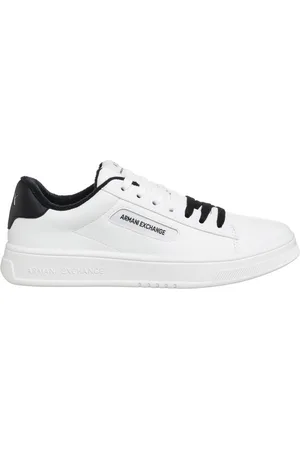 Armani Exchange Sko, Herre, Hvid, 44 EU, Polyester, Multifarvet Snøresko