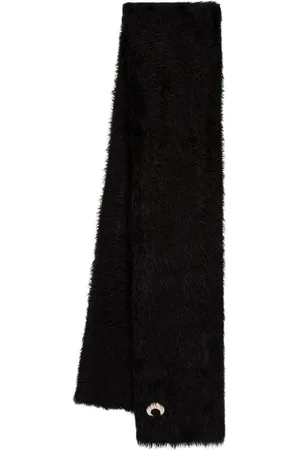 Marine Serre Tilbehør, unisex, Sort, ONE SIZE, Uld, Puffy Scarf