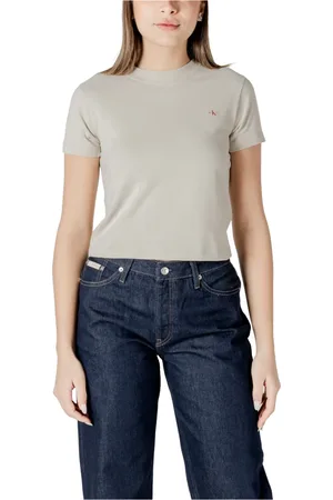 Calvin Klein Top, Dame, , XL, Bomuld, Bomuld T-shirt, Kortærmet
